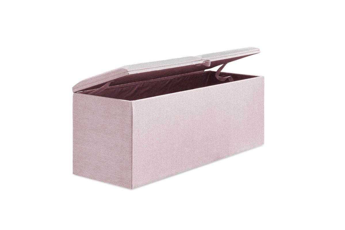 Beddenleeuw Dekenkist 140x40x55 Oud roze