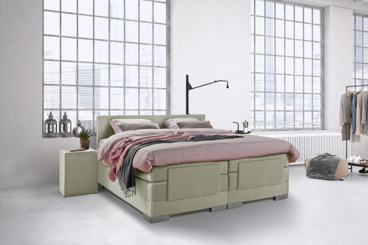 Beddenleeuw Hocker Groen