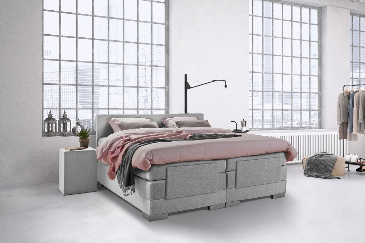 Beddenleeuw Hocker Grijs