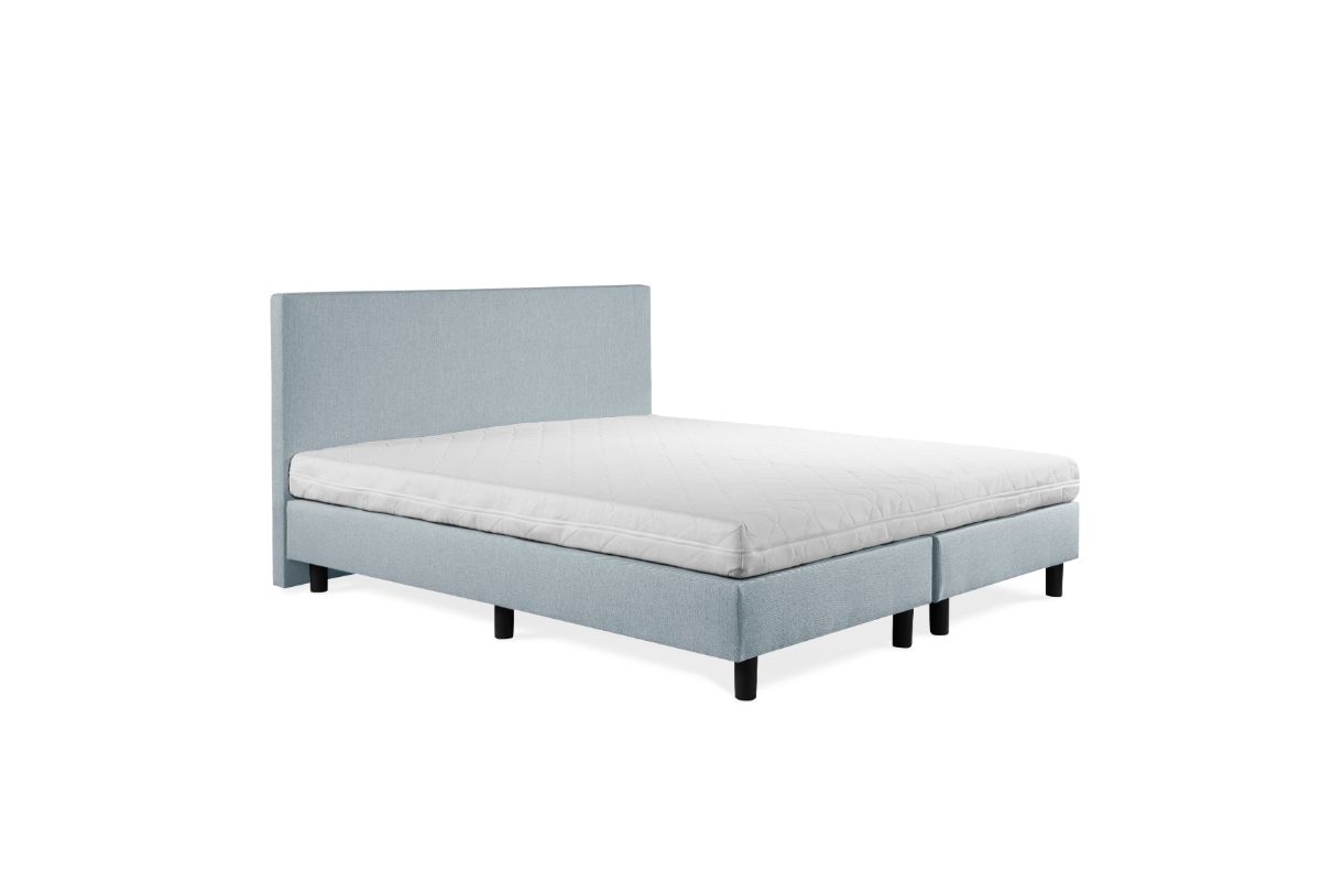Beddenleeuw Boxspring Bed Nora - 160x200 - Incl. Hoofdbord + Matras - Blauw