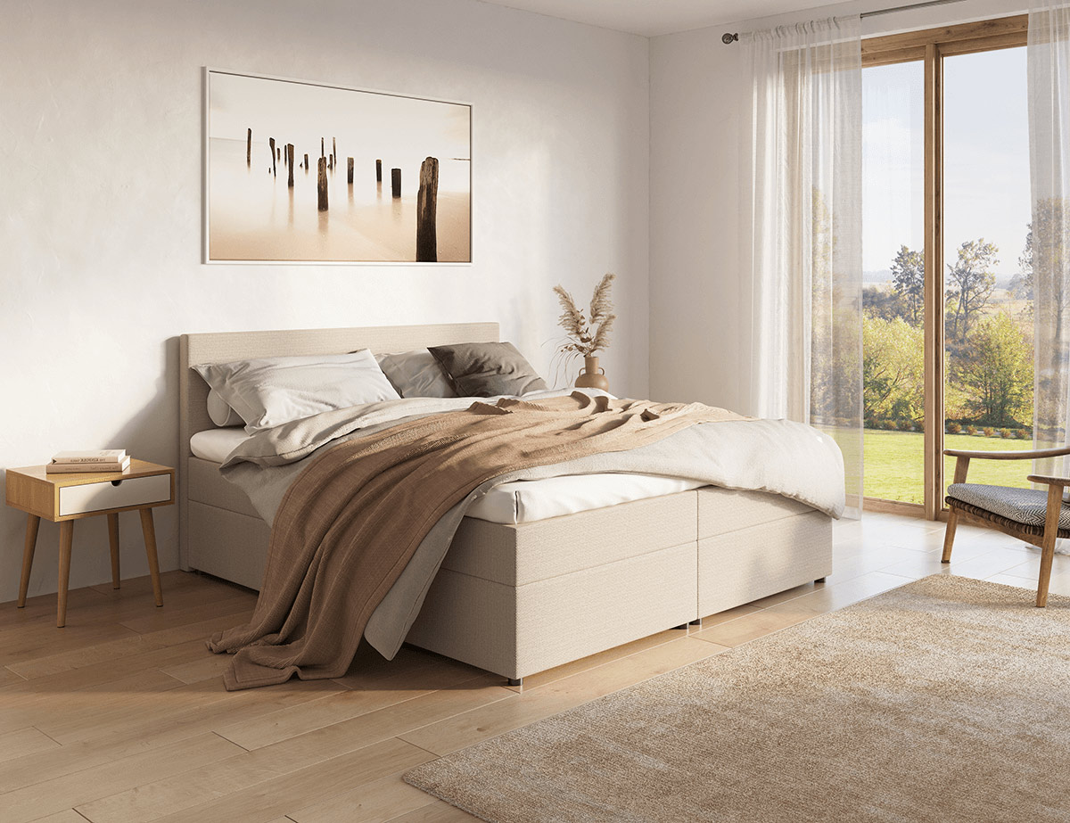 Foto van boxspring Olivia