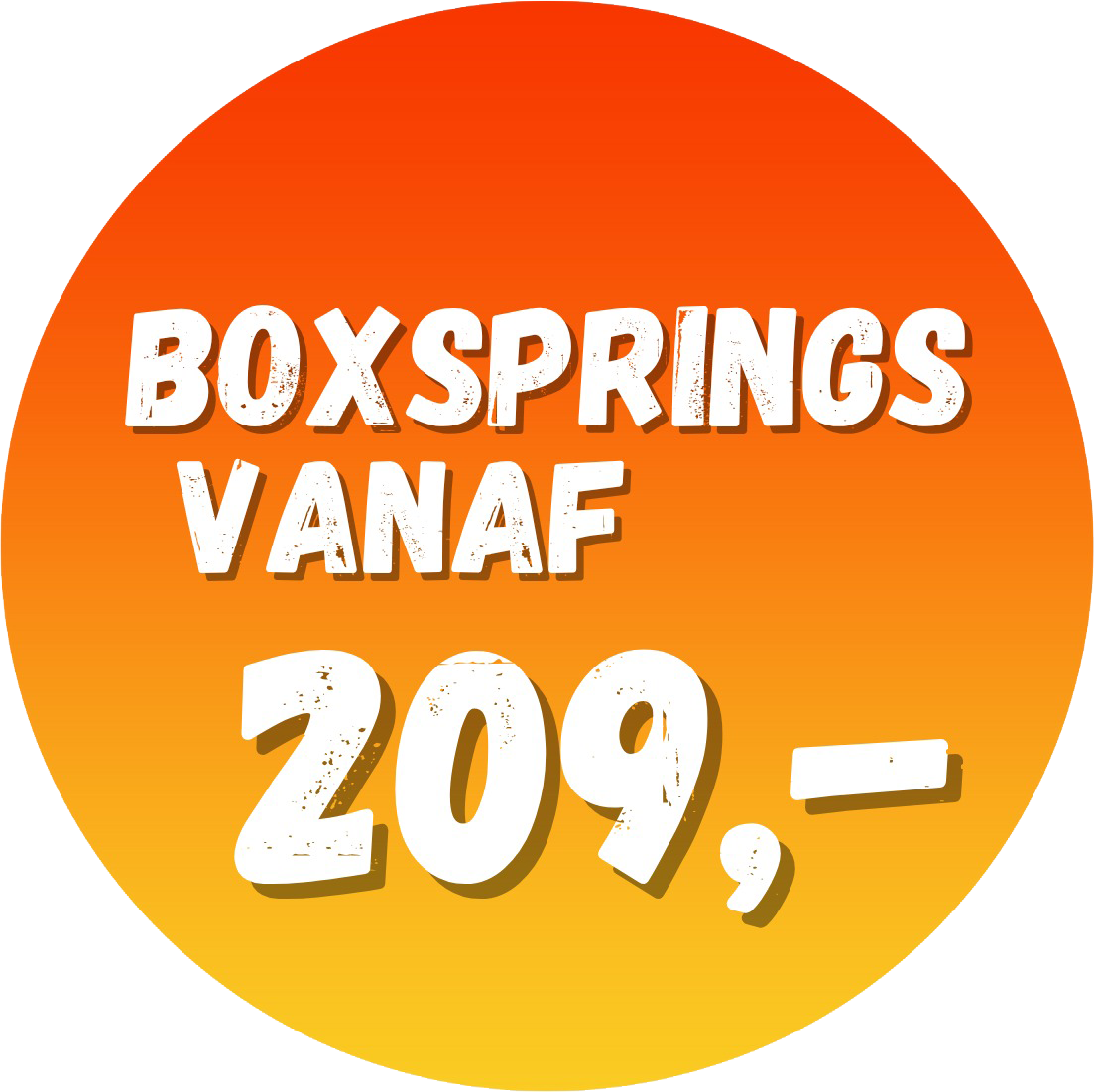 Boxsprings vanaf €209