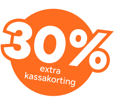 30% extra kassakorting