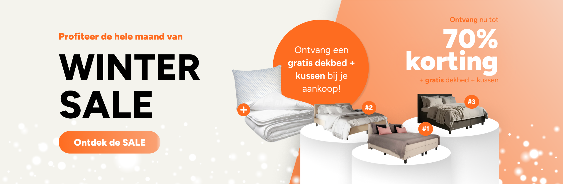 Winter sale bij Beddenleeuw