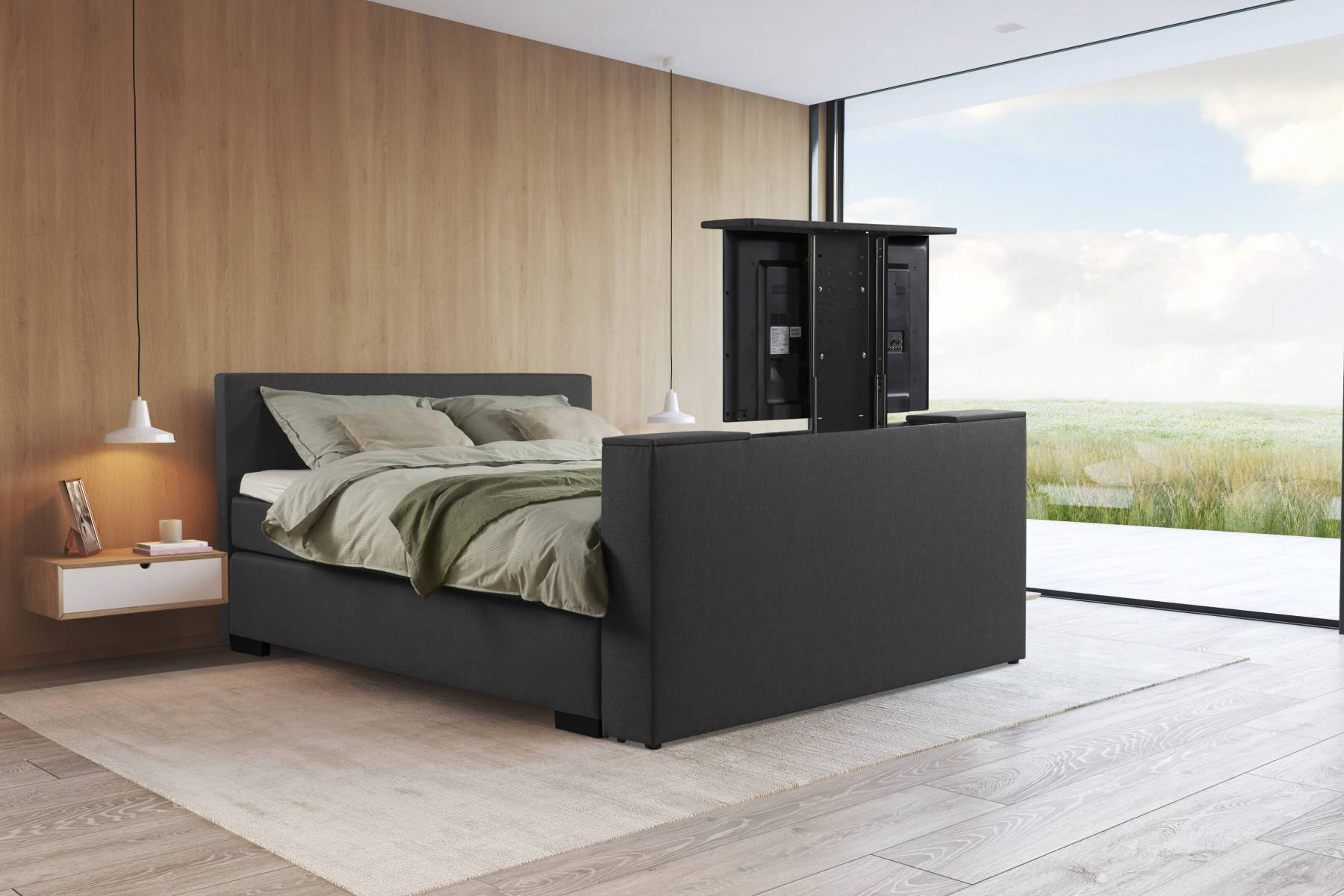 jury vaardigheid Denemarken TV-meubel voor uw slaapkamer kopen? - Beddenleeuw