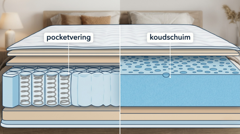 Koudschuim of pocketvering: Welk matras past écht bij jouw slaapstijl?